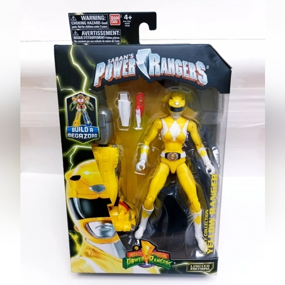 Yellow Power Ranger Action Figure 🔥 MMPR Legacy Collection Limited Edition - Picture 3 of 4